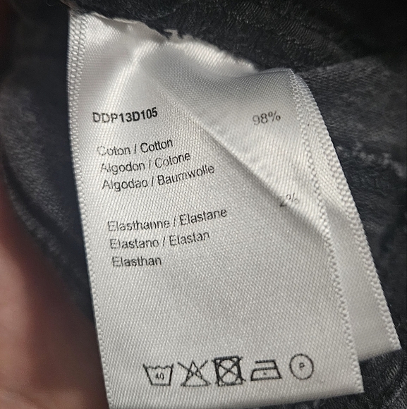 GERARD DERAL Washed Black straight leg jeans. Size 8 US - Picture 5 of 10